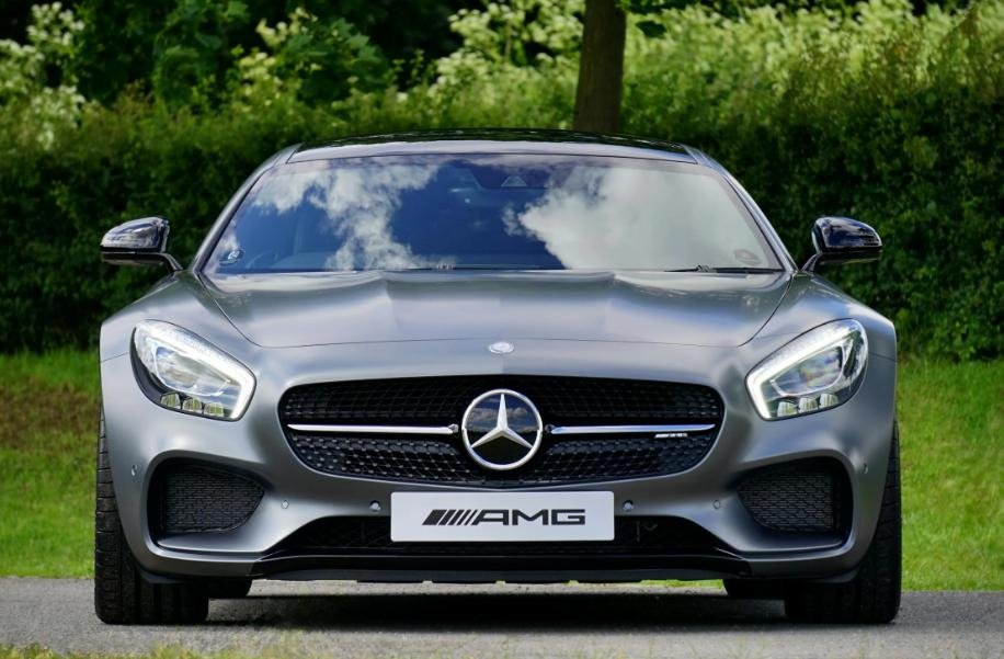 Modern car with innovations in car security.